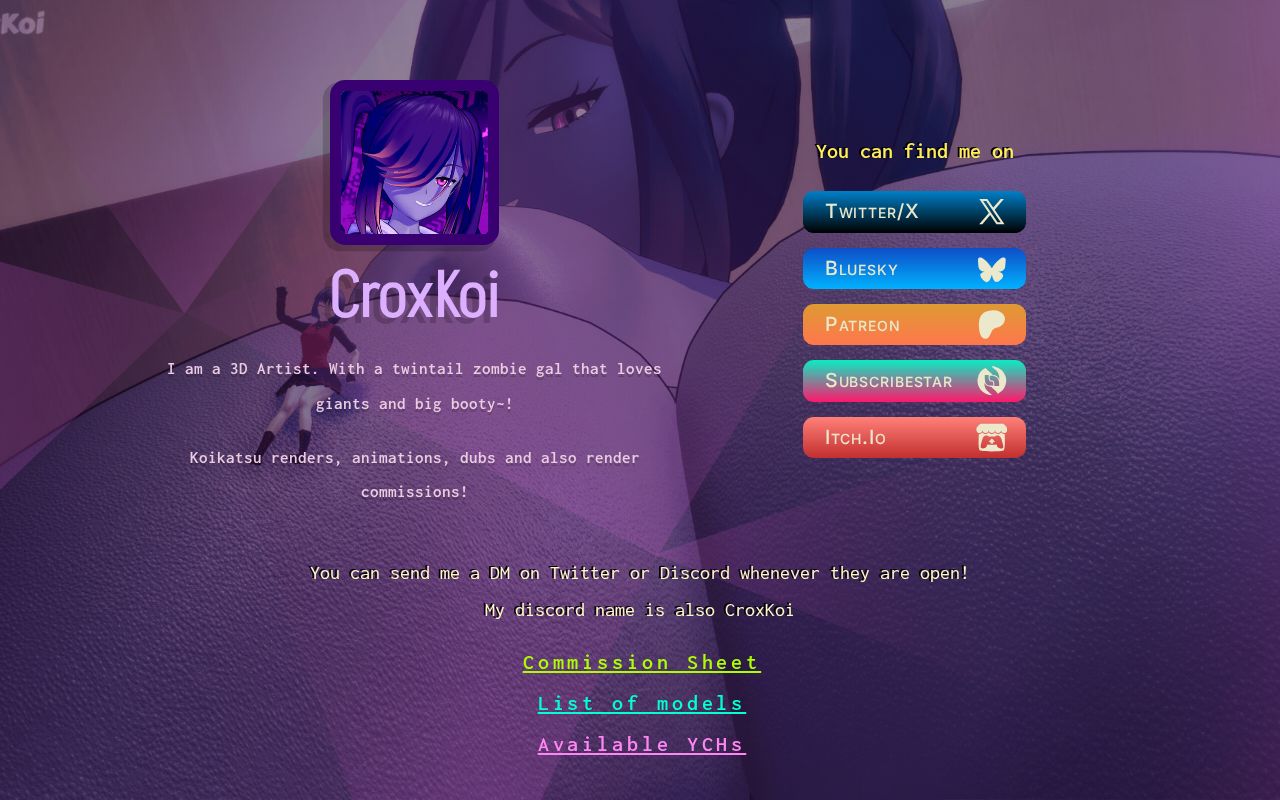 CroxKoi Carrd